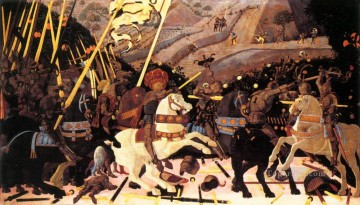 パオロ・ウッチェロ Painting - ニッコロ・ダ・トレンティーノ ルネサンス初期のフィレンツェ軍団を率いる パオロ・ウッチェロ